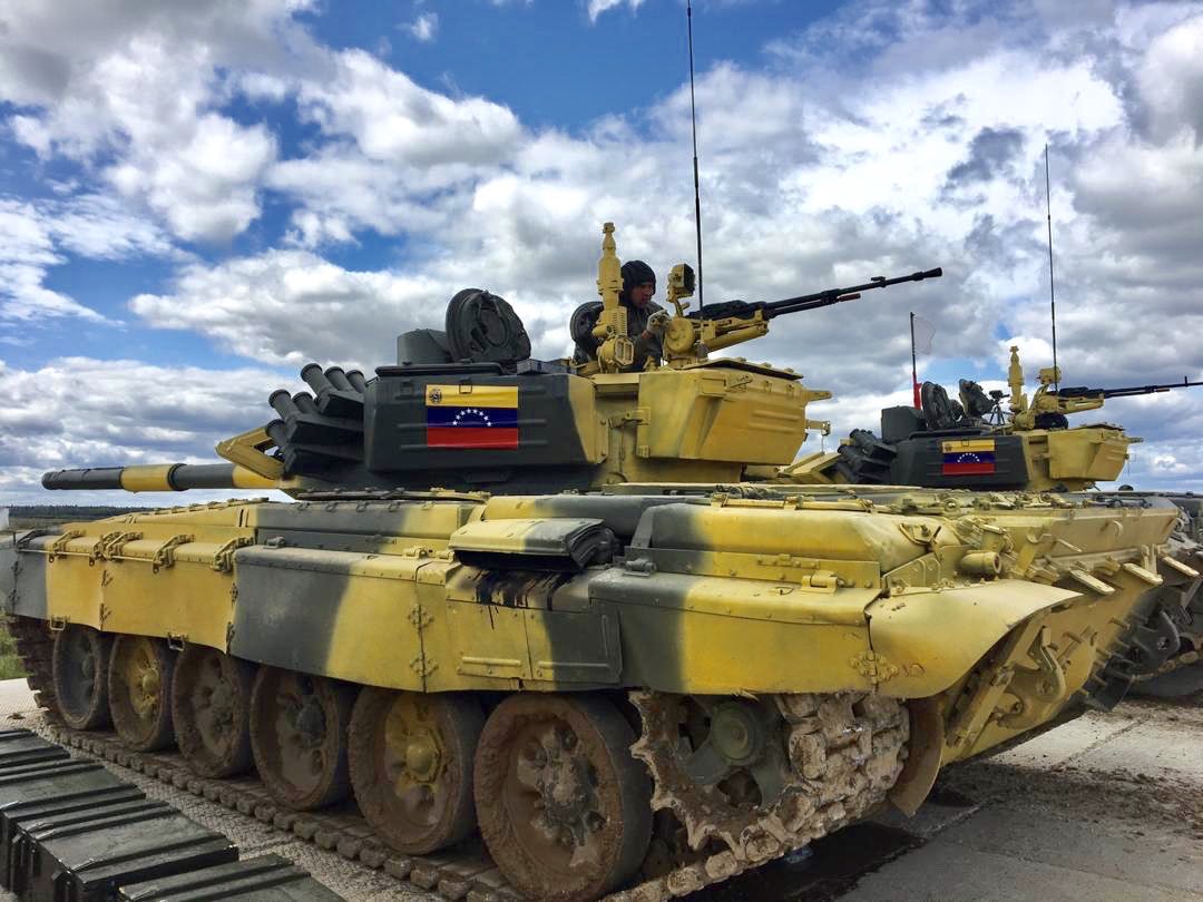 Venezuela army team participating in #Armygames2019 in Russia