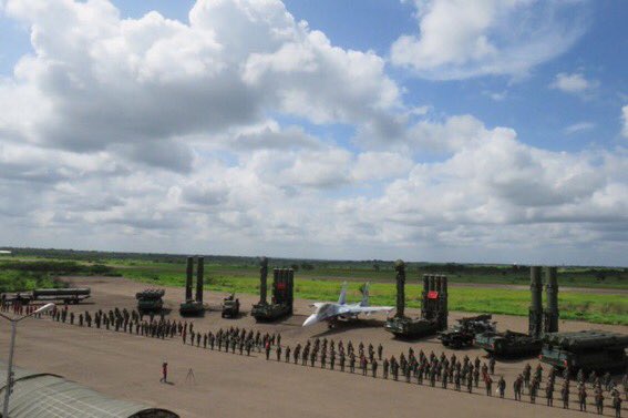 Some of the clearest photos of Venezuela's S-300 system.  SU-30 and S-125 transloaders also present.  