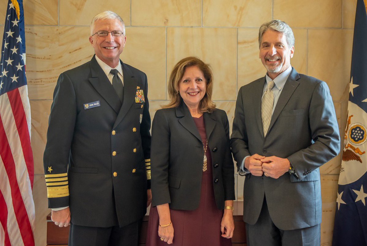 SOUTHCOM's Adm. Craig Faller and Amb Liliana Ayalde met today with  U.S. Amb to Colombia Kevin Whitaker to discuss the U.S. security partnership with  the nation. Faller is in Colombia to meet with leaders to discuss regional security and cooperation. 