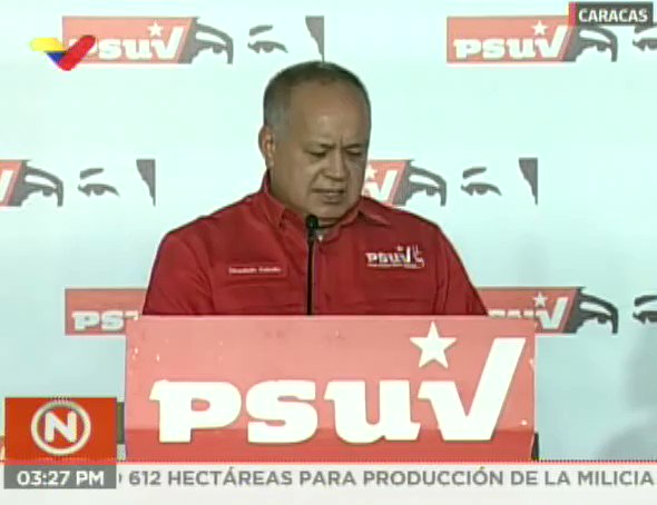 First vice president of the PSUV, @dcabellor: The patriots are going to go out to defend our country