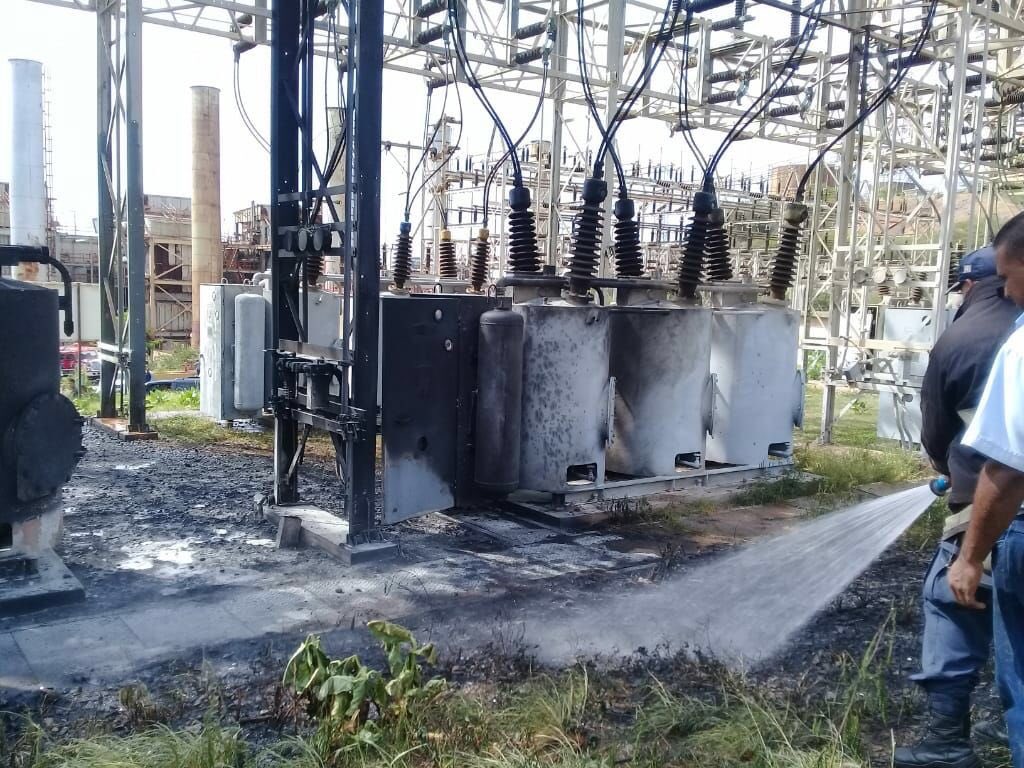 Fire at Tacoa power plant in Vargas state: Actual cause of the fire was a transformer explosion, the surrounding areas are still without power