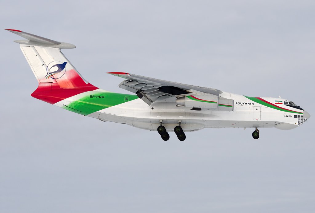 Iranian cargo Pouya Air Ilyushin IL-76TD EP-PUs departed Caracas Venezuela few hours ago