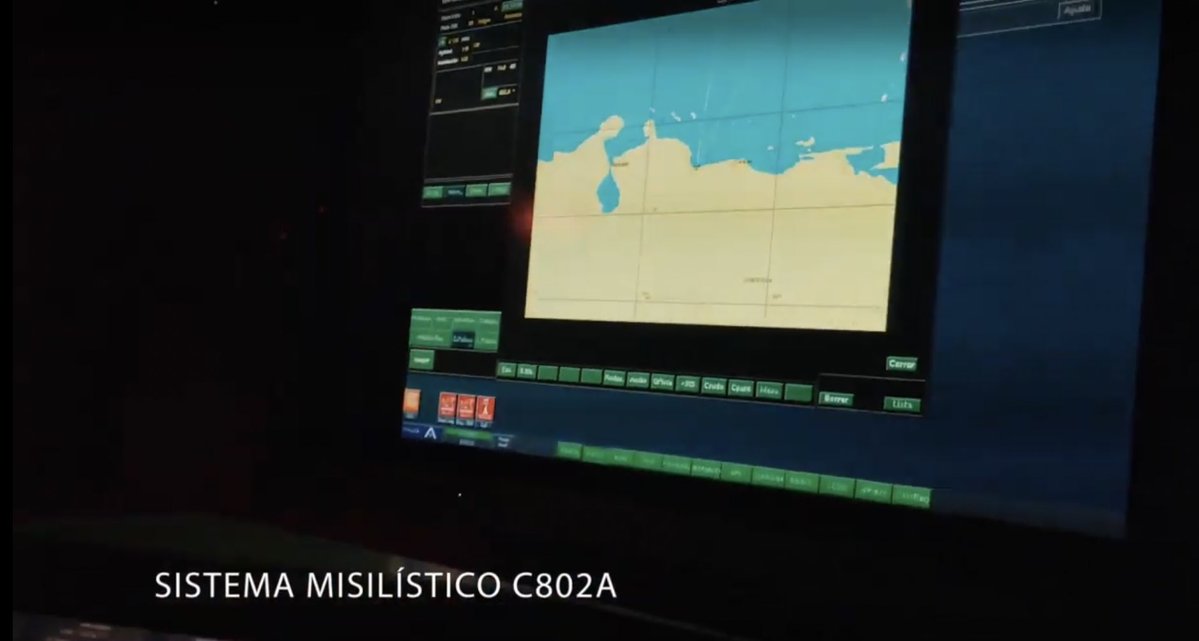 Venezuela's military announces in a new video that it has acquired the C802A Anti Ship Missile from China (reference picture)