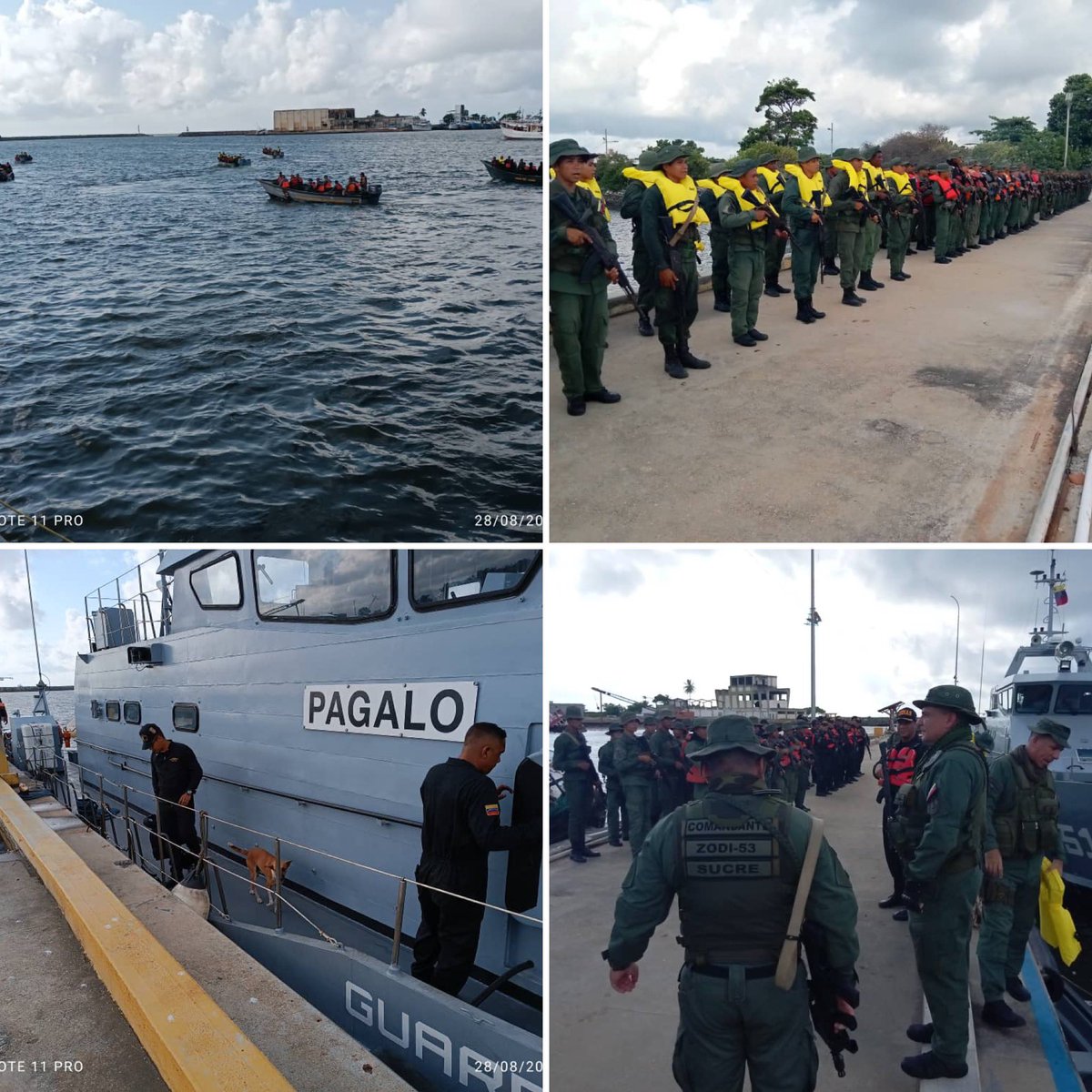 FANB deployed on the coast of Sucre state, guaranteeing social Peace in the fight against organized crime and drug trafficking