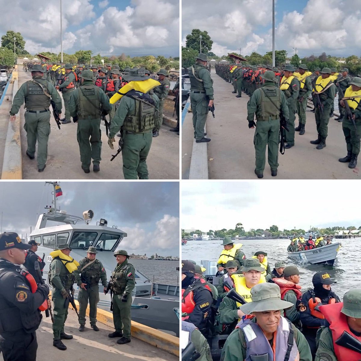 FANB deployed on the coast of Sucre state, guaranteeing social Peace in the fight against organized crime and drug trafficking