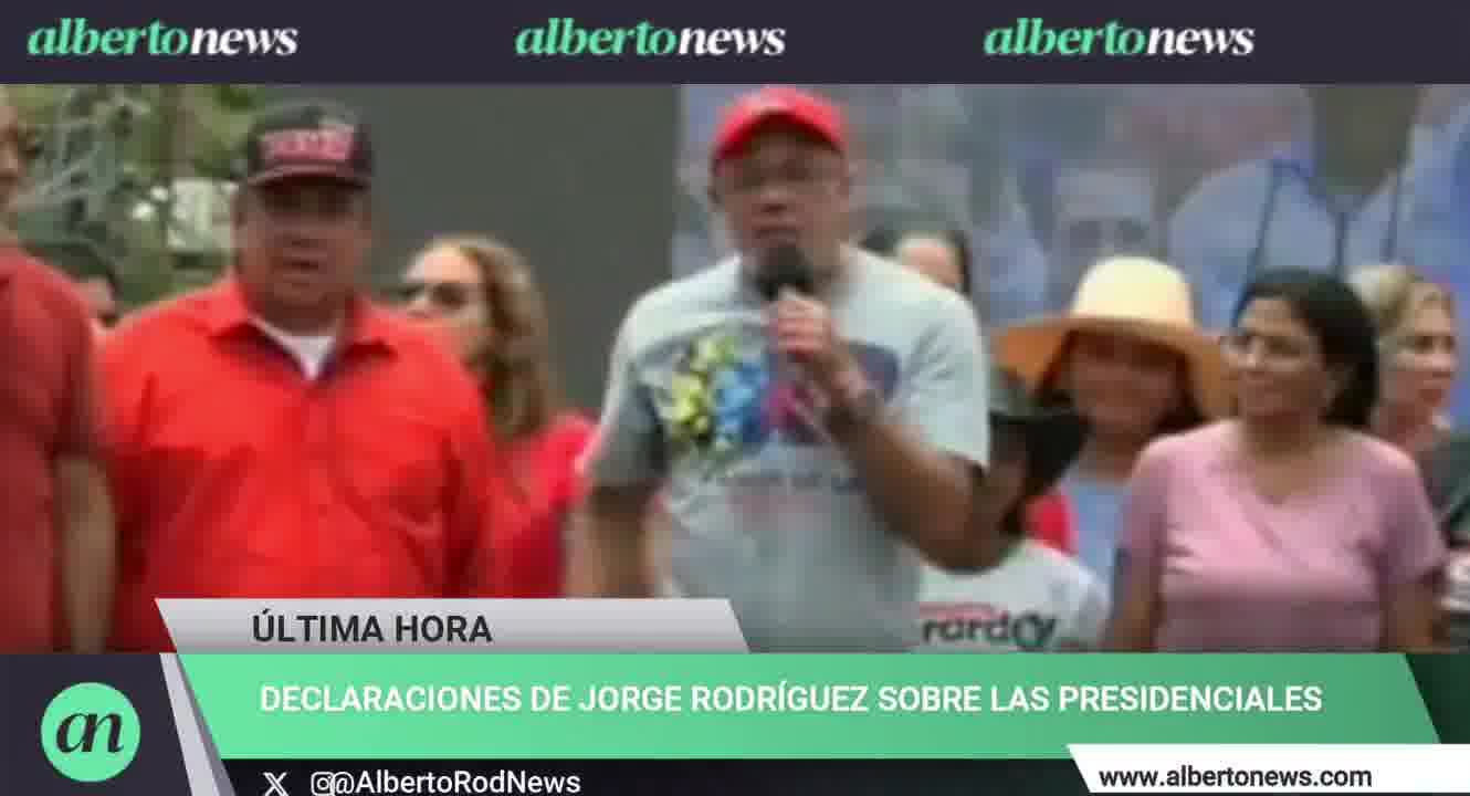 Jorge Rodríguez from Valera, Trujillo state: We tell those children of their mother who are in the US government that they will not be able to handle the people of Venezuela