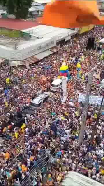 Aerial images of the mobilization led by Edmundo González and María Corina Machado in Barinas are released. There is no doubt: on July 28 we won and we got paid, he stated