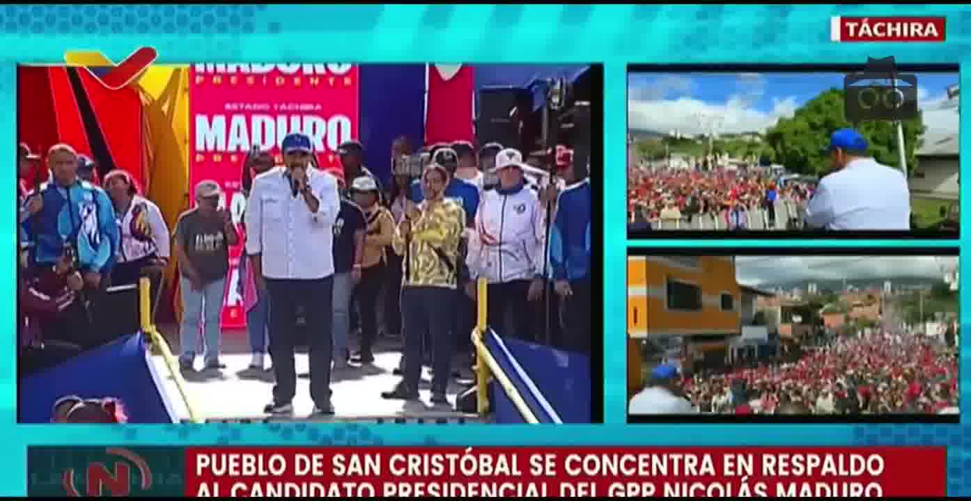 Maduro from Táchira affirms that June 28 is the day of justice against the Venezuelan extreme right. That day the people, with their vote, will collect everything they did against our country, he stated.