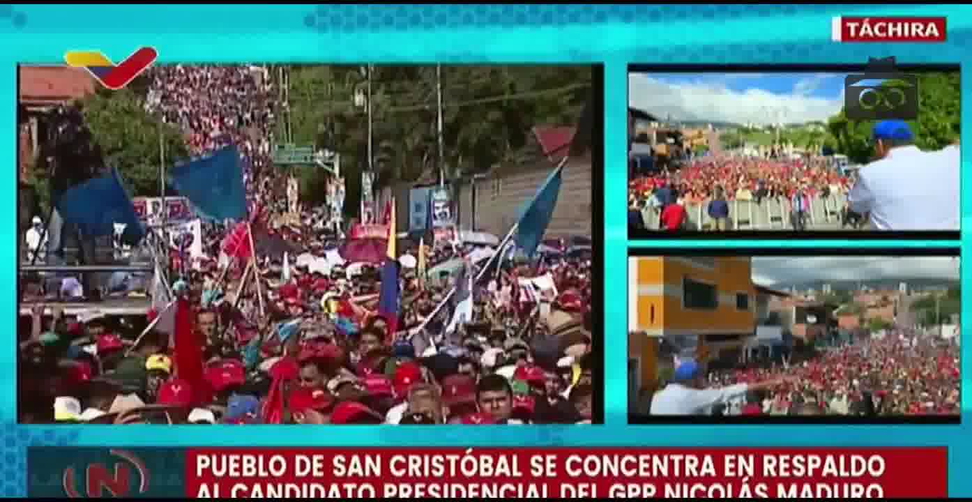 Maduro aus Táchira bekräftigte, dass „der 28. Juni der Tag der Gerechtigkeit gegen die „venezolanische extreme Rechte sei. „An diesem Tag wird das Volk mit seiner Stimme alles zurückzahlen, was es gegen unser Land getan hat, erklärte er.