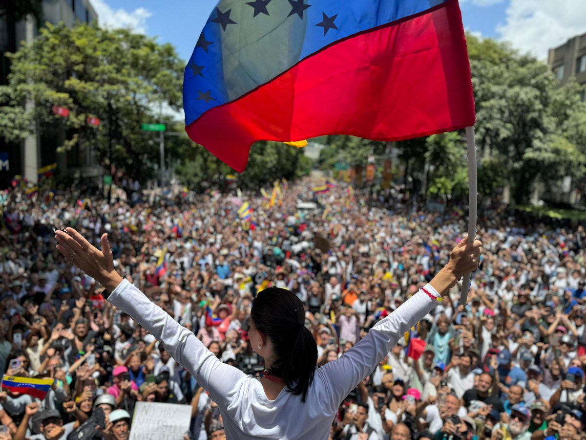 Caracas aujourd'hui dans la rue, pacifiquement, contre la fraude de Maduro