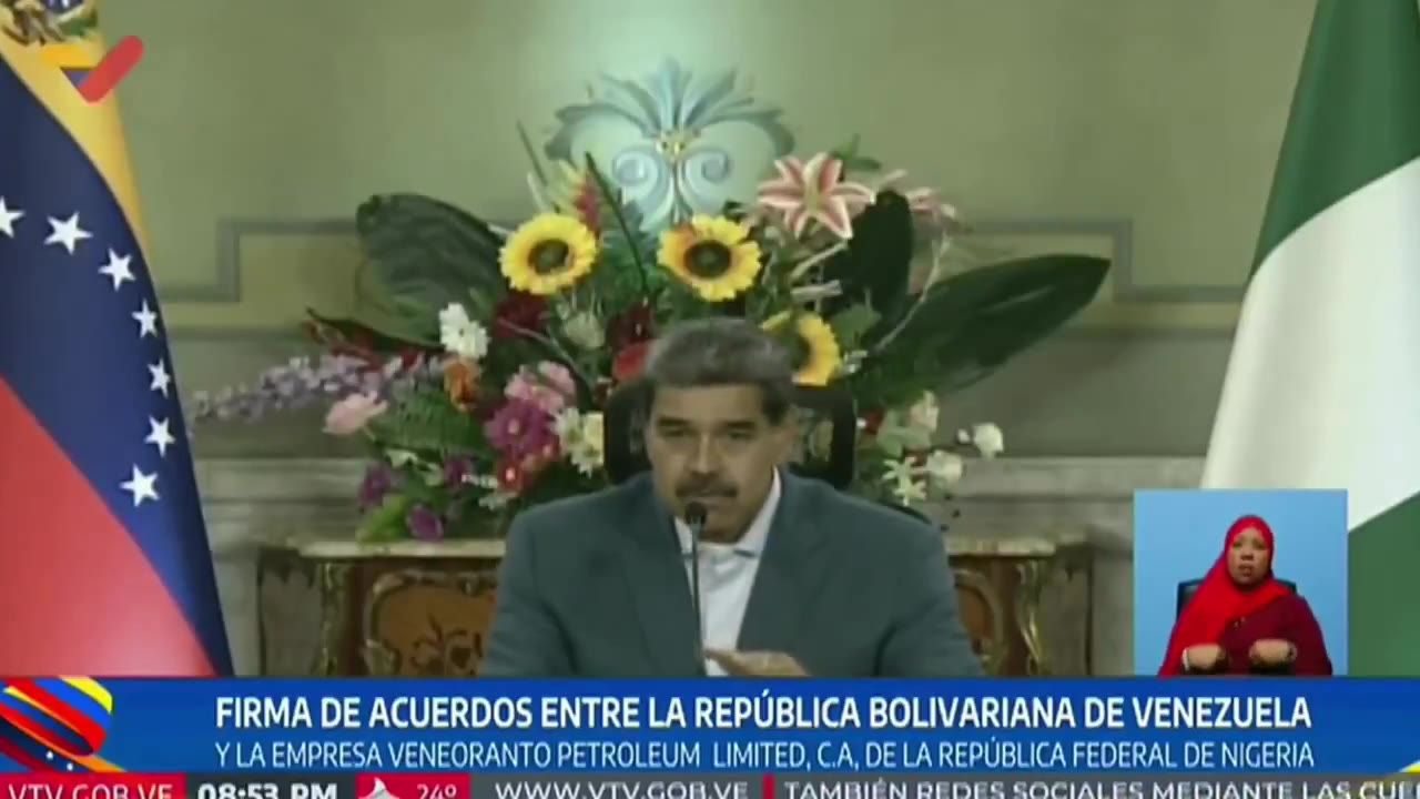 Maduro a réitéré qu'il n'acceptera aucun interventionnisme de la part de quiconque dans le pays. Quiconque s'en prend au Venezuela sera critiqué parce qu'il respecte le Venezuela, a-t-il déclaré.