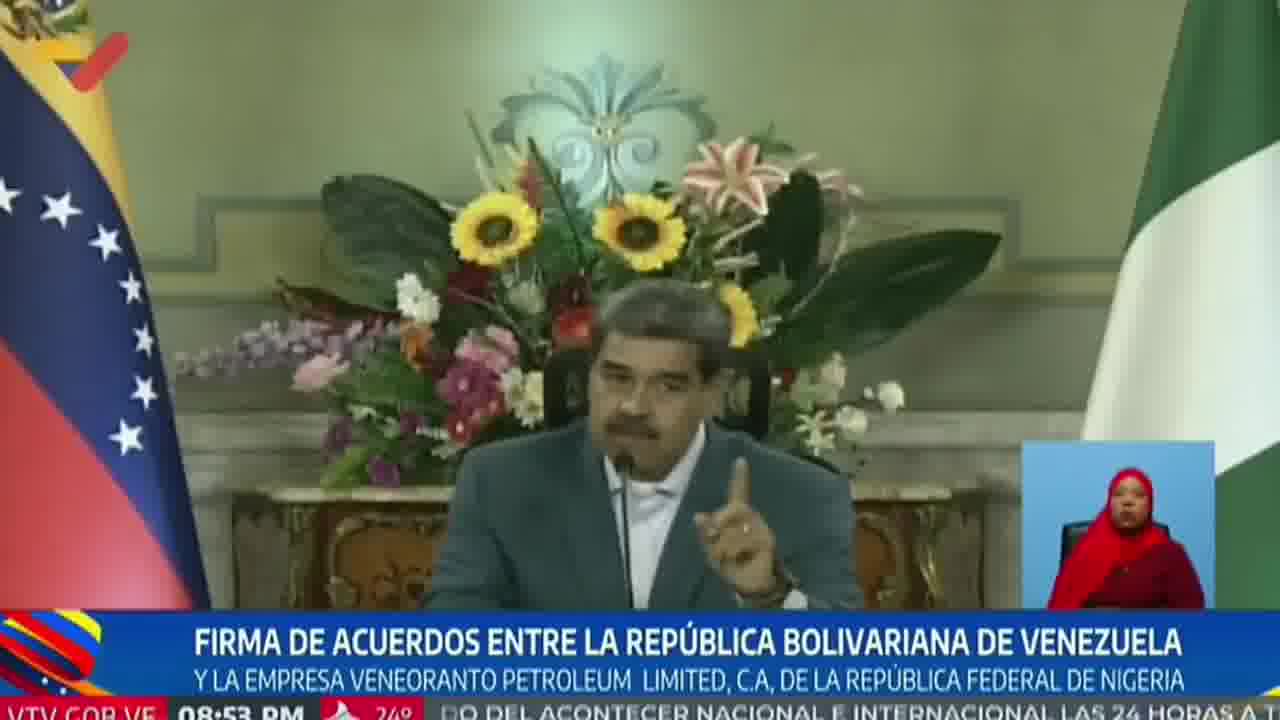 Maduro a réitéré qu'il n'acceptera aucun interventionnisme de la part de quiconque dans le pays. Quiconque s'en prend au Venezuela sera critiqué parce qu'il respecte le Venezuela, a-t-il déclaré.