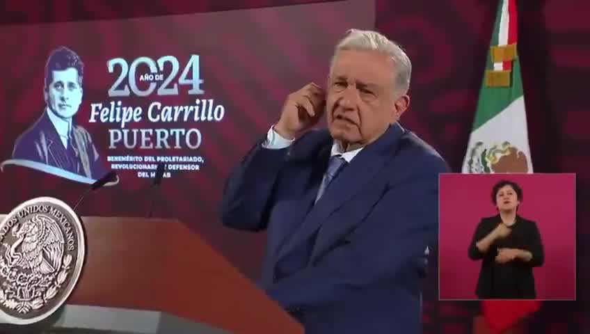 López Obrador announced that he will not continue participating in dialogue with Brazil and Colombia on Venezuela until the TSJ makes its decision. I think that on Friday they will decide on the election acts and the results, so we will wait for that.