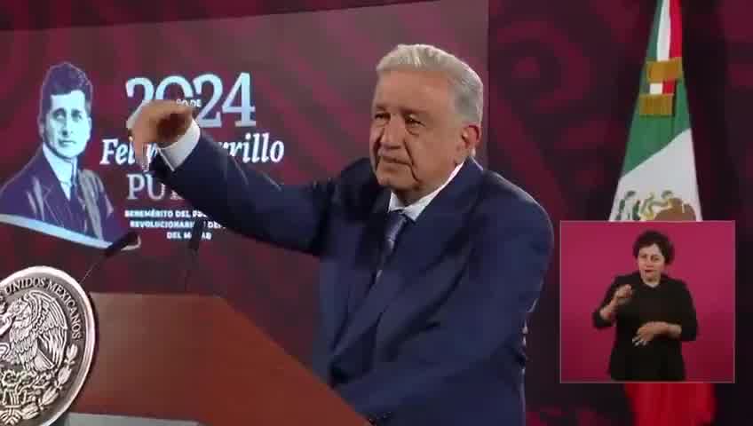 López Obrador announced that he will not continue participating in dialogue with Brazil and Colombia on Venezuela until the TSJ makes its decision. I think that on Friday they will decide on the election acts and the results, so we will wait for that.