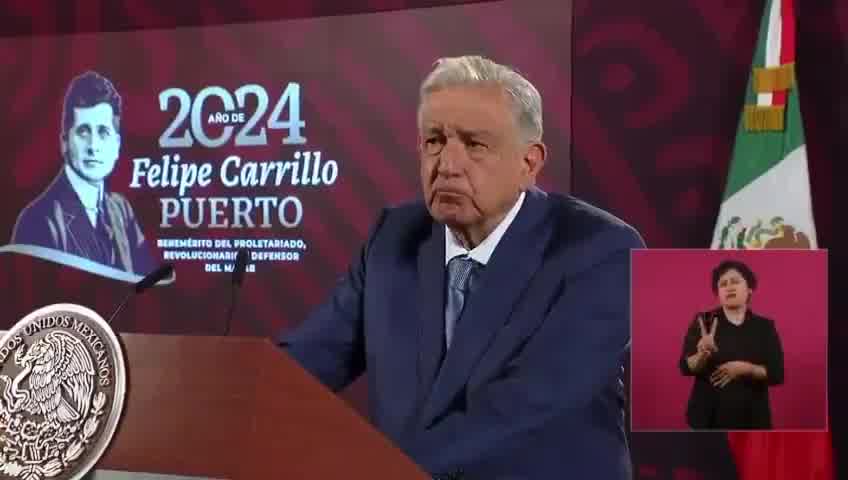 López Obrador announced that he will not continue participating in dialogue with Brazil and Colombia on Venezuela until the TSJ makes its decision. I think that on Friday they will decide on the election acts and the results, so we will wait for that.