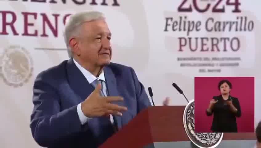 López Obrador announced that he will not continue participating in dialogue with Brazil and Colombia on Venezuela until the TSJ makes its decision. I think that on Friday they will decide on the election acts and the results, so we will wait for that.