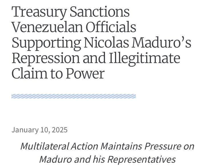 Das US-Außenministerium und das Office of Foreign Asset Control (OFAC) des US-Finanzministeriums haben weitreichende Sanktionen gegen Unternehmen und Personen angekündigt, die mit Nicolas Maduro und dem venezolanischen Energie- und Verteidigungssektor in Verbindung stehen.