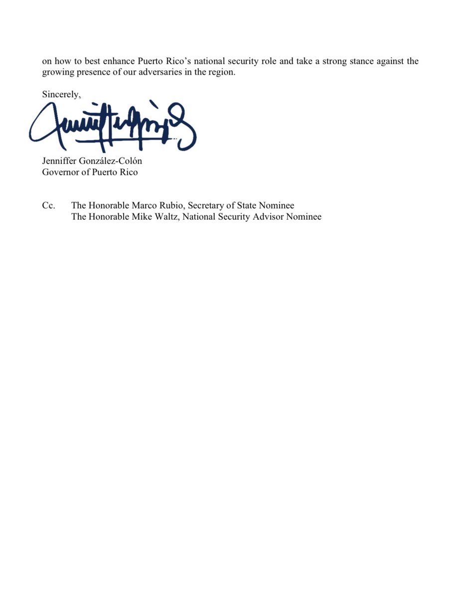 Gouverneur von Puerto Rico: Der venezolanische Diktator Maduro forderte eine Invasion Puerto Ricos, eine offene Bedrohung für die Vereinigten Staaten und unsere nationale Sicherheit. Ich habe einen Brief an Präsident @realDonaldTrump geschickt, im Vertrauen darauf, dass seine Regierung schnell reagieren und dem Maduro-Narkoregime klarmachen wird, dass die USA das Leben und die Souveränität der Amerikaner schützen und sich nicht vor kleinen, mörderischen Gangstern beugen werden.