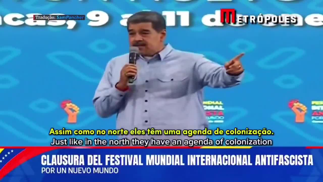 Maduro says Puerto Rico must be militarily liberated from U.S. control and that the Brazilian Armed Forces should do that while Lula is in office