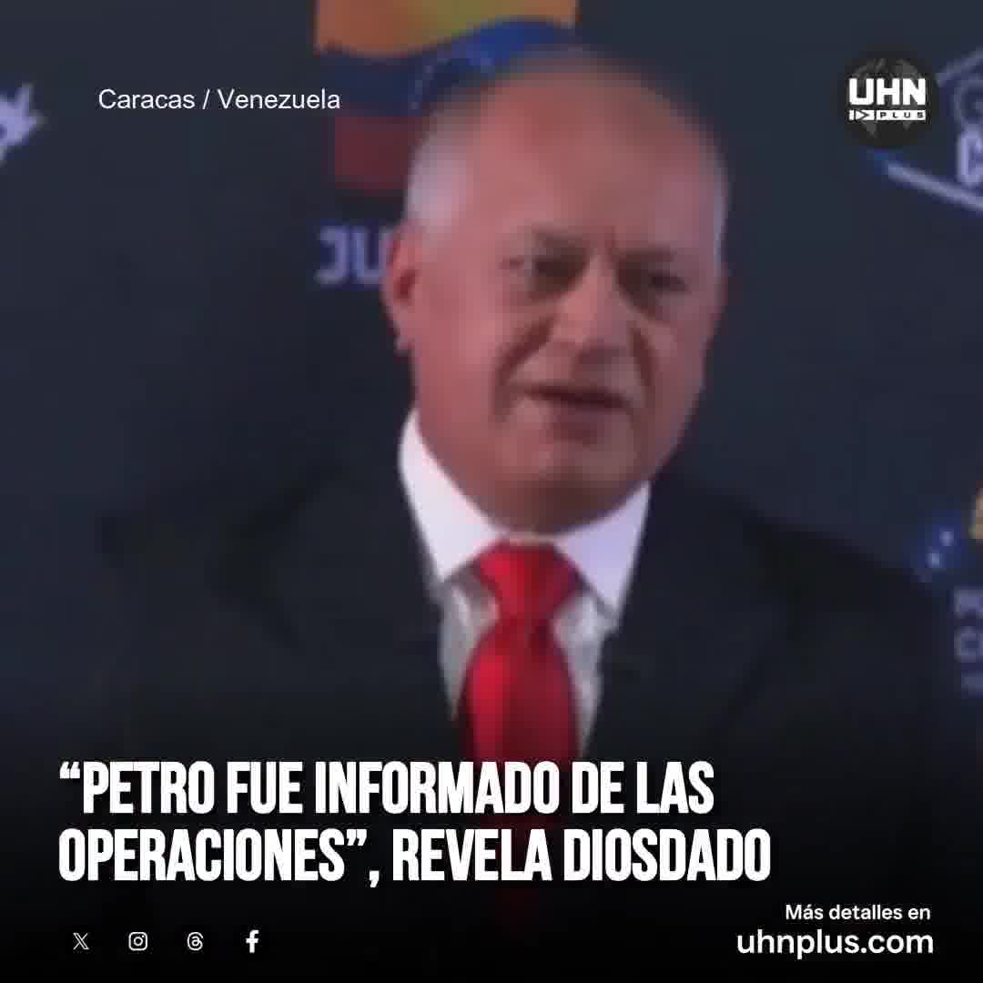 Diosdado Cabello announces military deployments in Táchira, Zulia, and Apure as part of new peace zones on the border with Colombia. He asserts that the Petro administration was informed of the operations and expressed pleasure with the binational coordination.