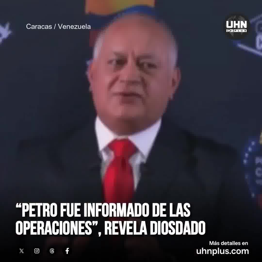 Diosdado Cabello announces military deployments in Táchira, Zulia, and Apure as part of new peace zones on the border with Colombia. He asserts that the Petro administration was informed of the operations and expressed pleasure with the binational coordination.