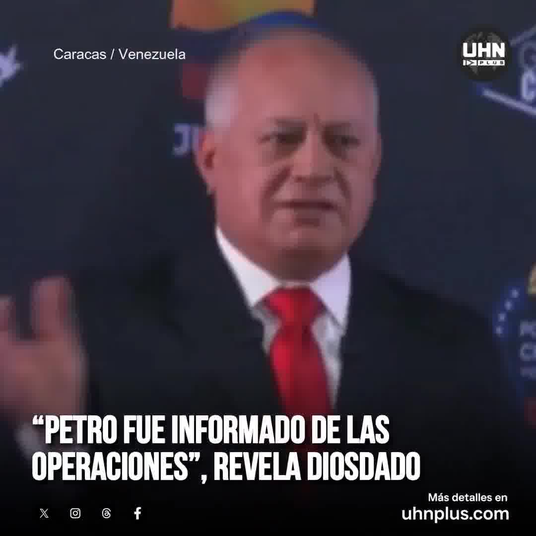 Diosdado Cabello announces military deployments in Táchira, Zulia, and Apure as part of new peace zones on the border with Colombia. He asserts that the Petro administration was informed of the operations and expressed pleasure with the binational coordination.