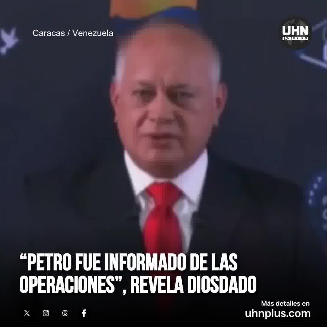 Diosdado Cabello announces military deployments in Táchira, Zulia, and Apure as part of new peace zones on the border with Colombia. He asserts that the Petro administration was informed of the operations and expressed pleasure with the binational coordination.