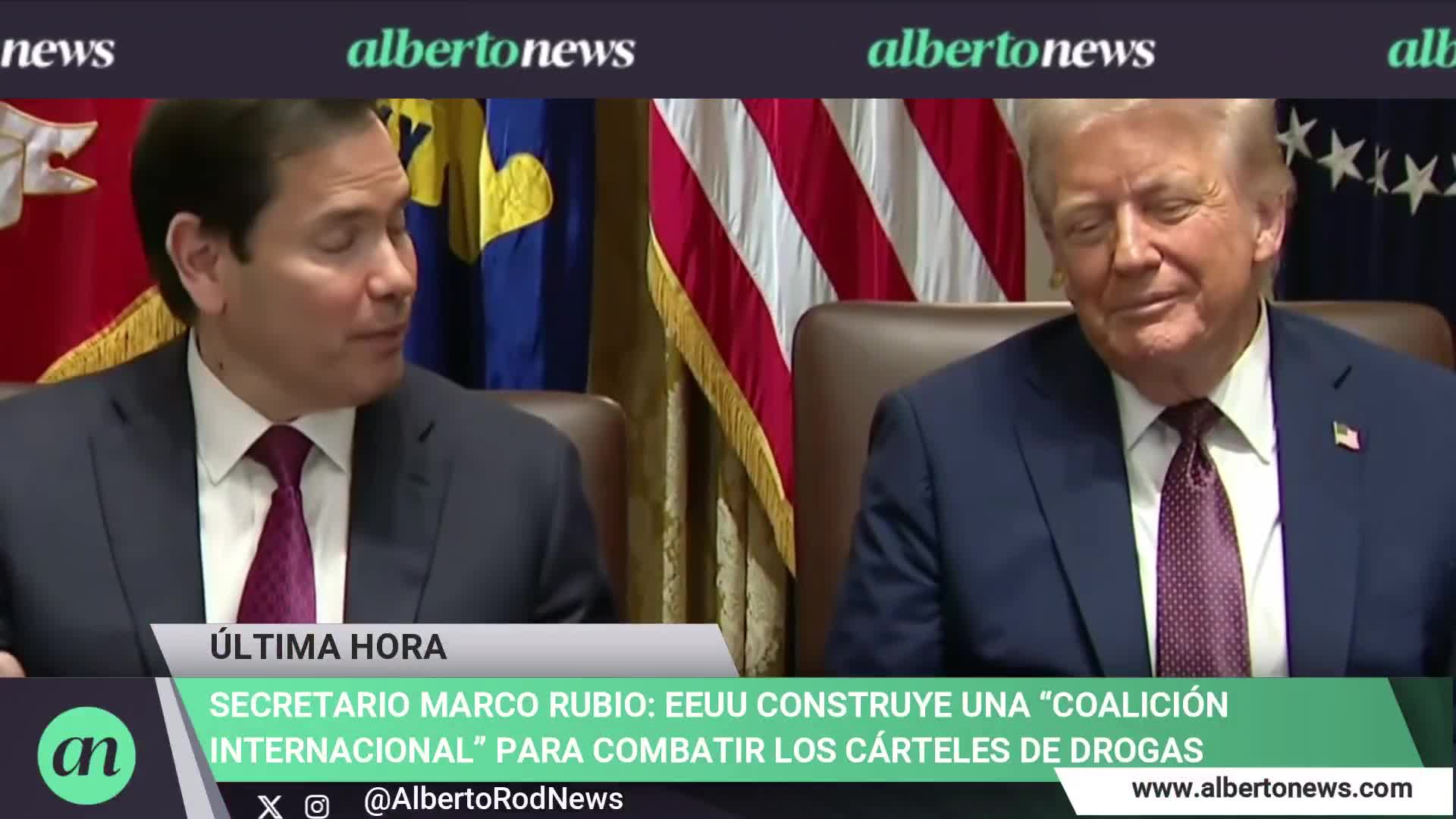 Secretary Marco Rubio: The US is building an international coalition to combat drug cartels. We are truly on the offensive against the organized cartels that are flooding our cities with poison, deadly poison.