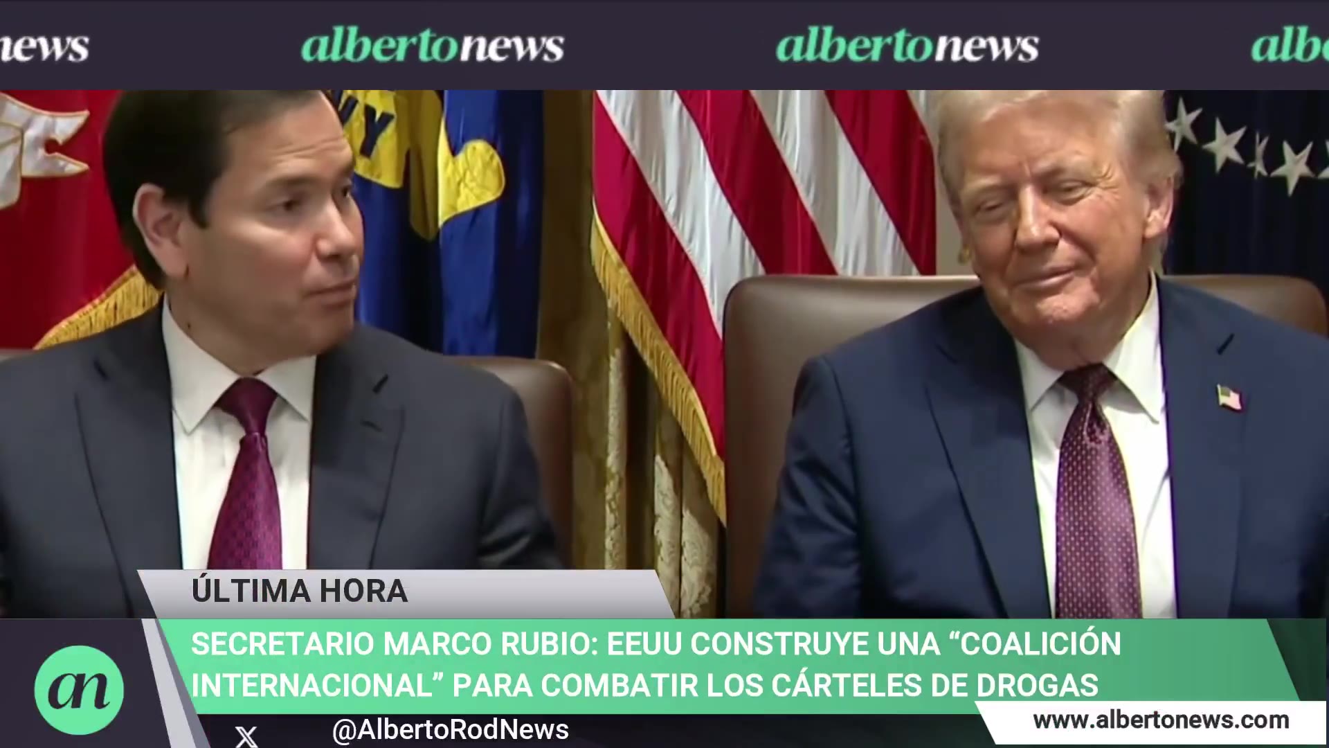 Secretary Marco Rubio: The US is building an international coalition to combat drug cartels. We are truly on the offensive against the organized cartels that are flooding our cities with poison, deadly poison.