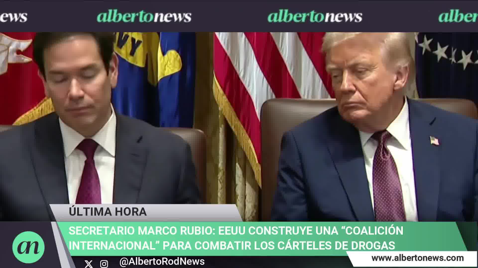Secretary Marco Rubio: The US is building an international coalition to combat drug cartels. We are truly on the offensive against the organized cartels that are flooding our cities with poison, deadly poison.