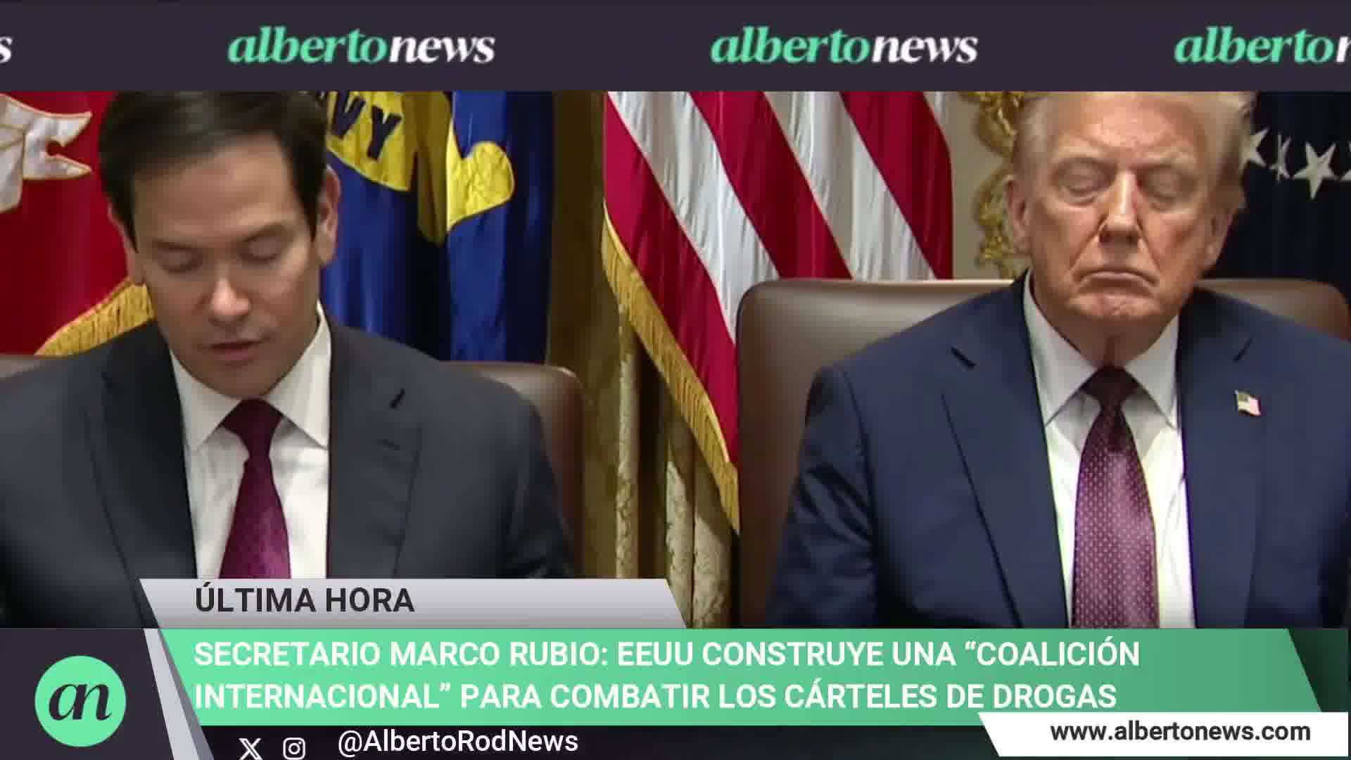 Secretary Marco Rubio: The US is building an international coalition to combat drug cartels. We are truly on the offensive against the organized cartels that are flooding our cities with poison, deadly poison.