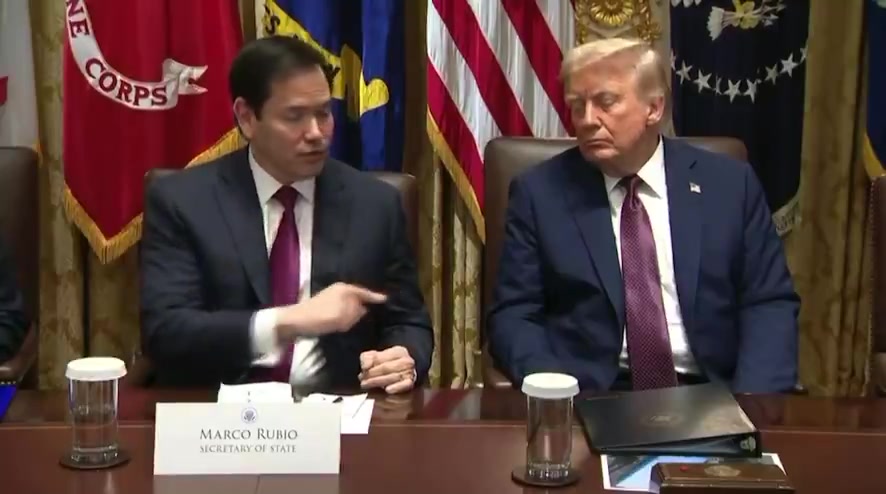 For the first time, we are truly on the offensive against cartels, says @SecRubio, without directly mentioning the Cartel of the Suns, but adds, We are receiving incredible international cooperation in the last week: Ecuador, Paraguay, Guyana, Trinidad, and today Argentina.