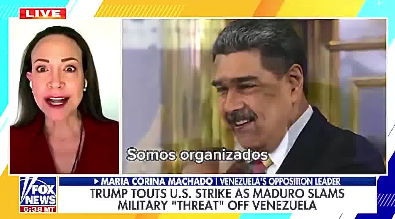 María Corina reacts to Diosdado Cabello's threats on Fox News: We all fear for our safety; but he's wrong if he thinks that's going to stop us. He can't retaliate against the US, so he's targeting the most vulnerable.