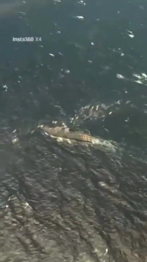 FANB releases video of F-16 fighter jets flying near a US destroyer in the Caribbean.