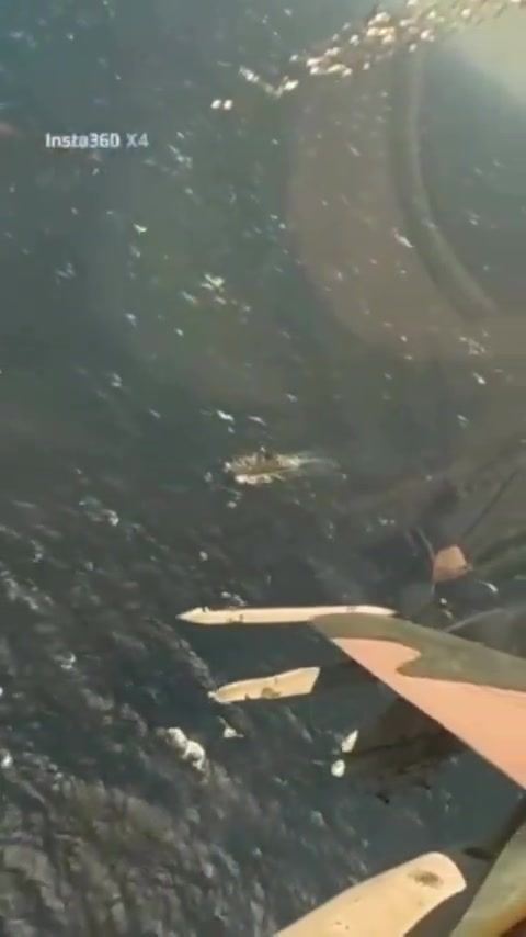 FANB releases video of F-16 fighter jets flying near a US destroyer in the Caribbean.