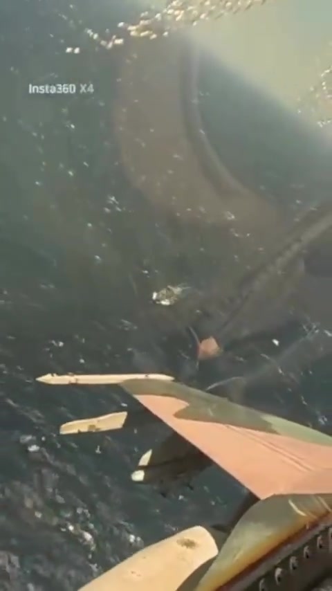 FANB releases video of F-16 fighter jets flying near a US destroyer in the Caribbean.
