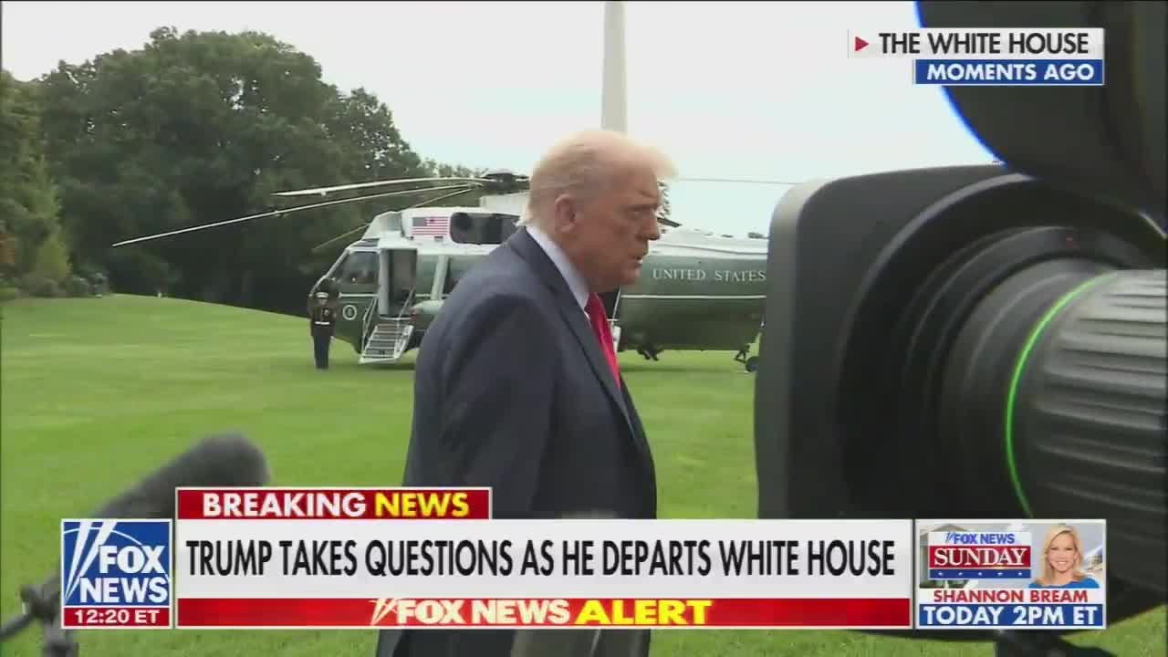 Reporter: Are you considering attacking the cartels inside of Venezuela? Trump: You're going to find out