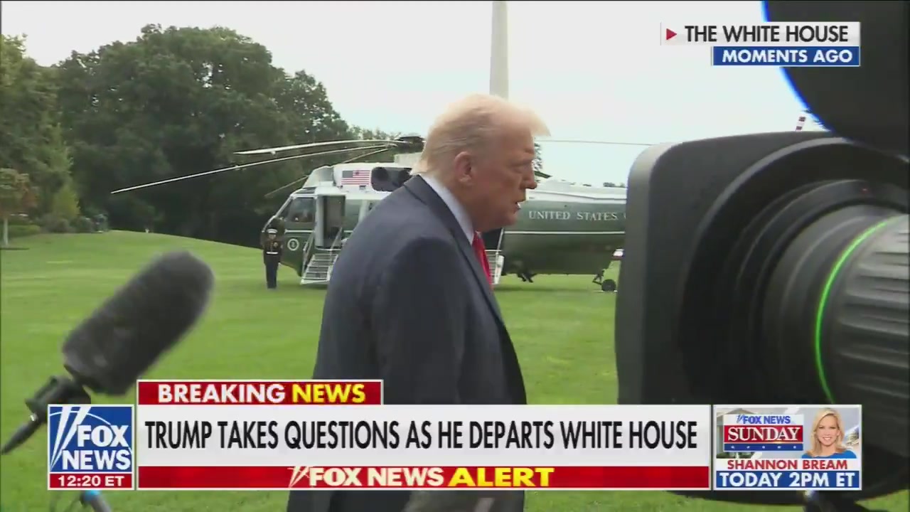 Reporter: Are you considering attacking the cartels inside of Venezuela? Trump: You're going to find out