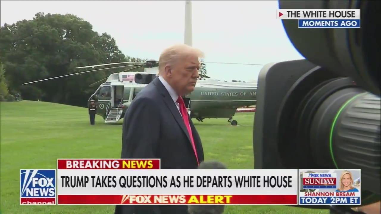 Reporter: Are you considering attacking the cartels inside of Venezuela? Trump: You're going to find out