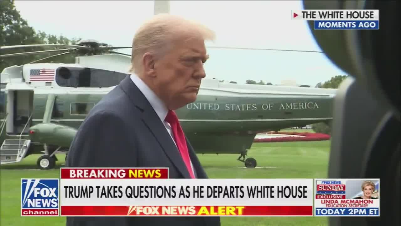 Reporter: Are you considering attacking the cartels inside of Venezuela? Trump: You're going to find out