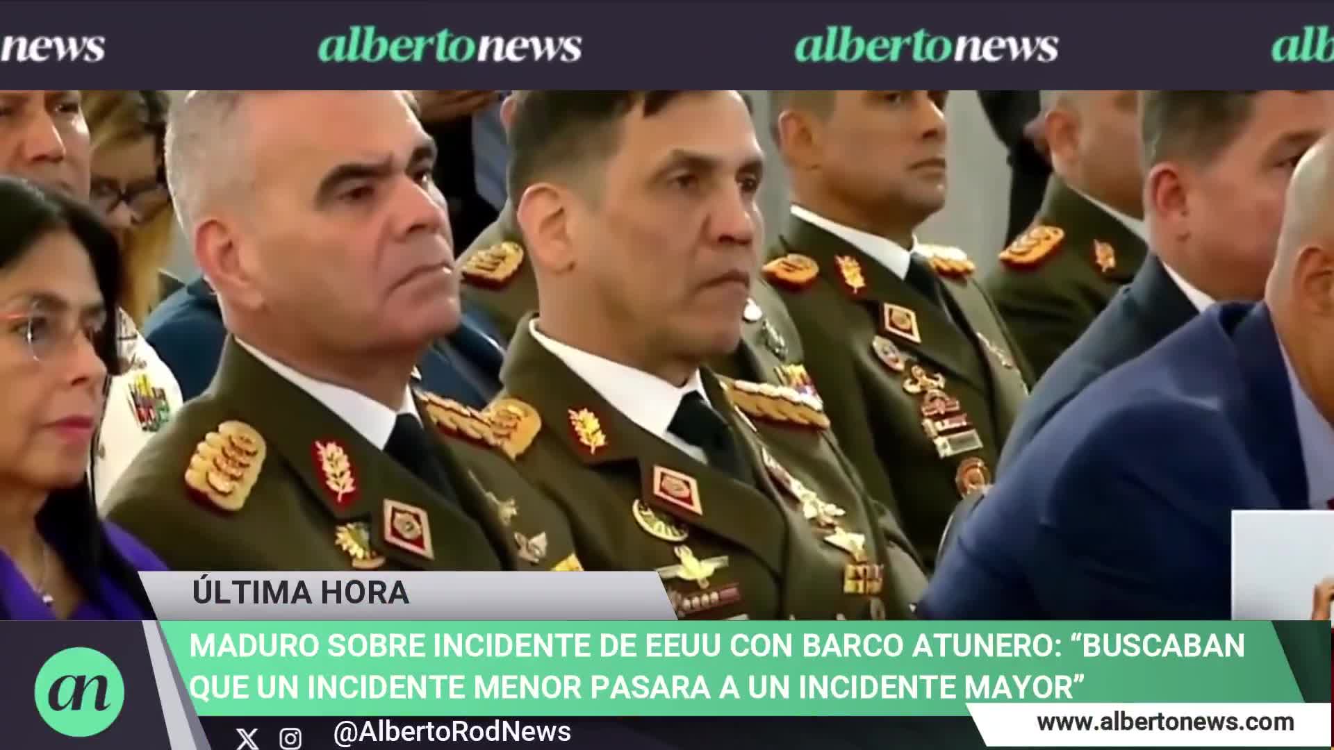 Maduro on the tuna boat seizure: They were looking to turn a minor incident into a major incident. It would have been the military incident that extremists who want a war in the Caribbean are seeking.