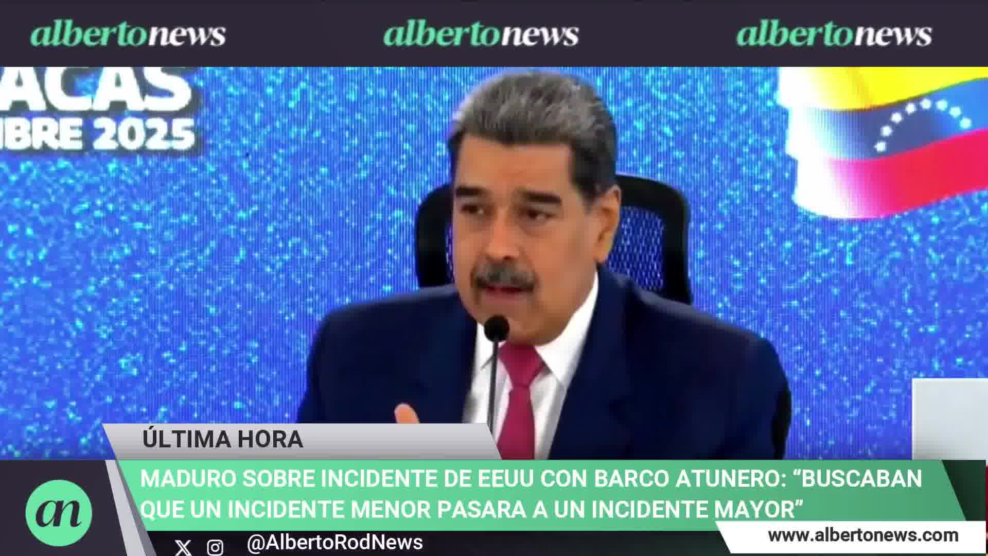 Maduro on the tuna boat seizure: They were looking to turn a minor incident into a major incident. It would have been the military incident that extremists who want a war in the Caribbean are seeking.