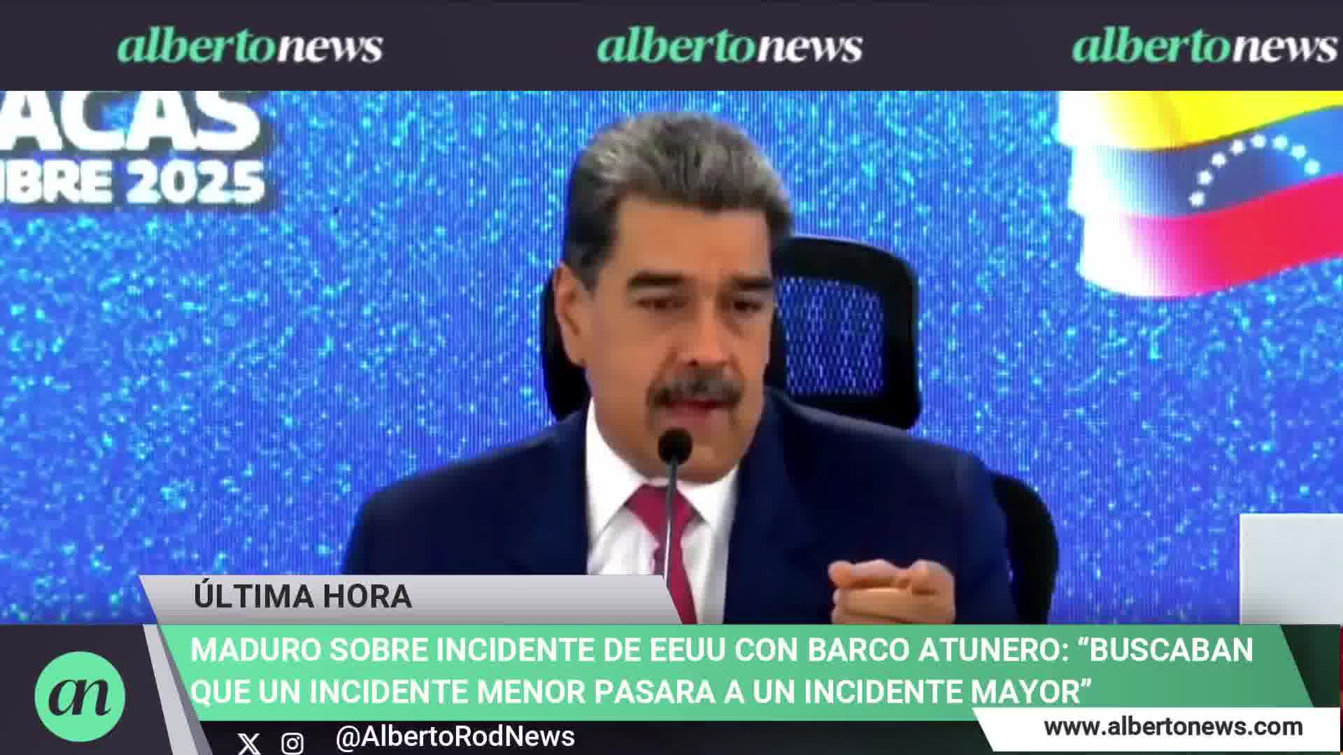 Maduro on the tuna boat seizure: They were looking to turn a minor incident into a major incident. It would have been the military incident that extremists who want a war in the Caribbean are seeking.