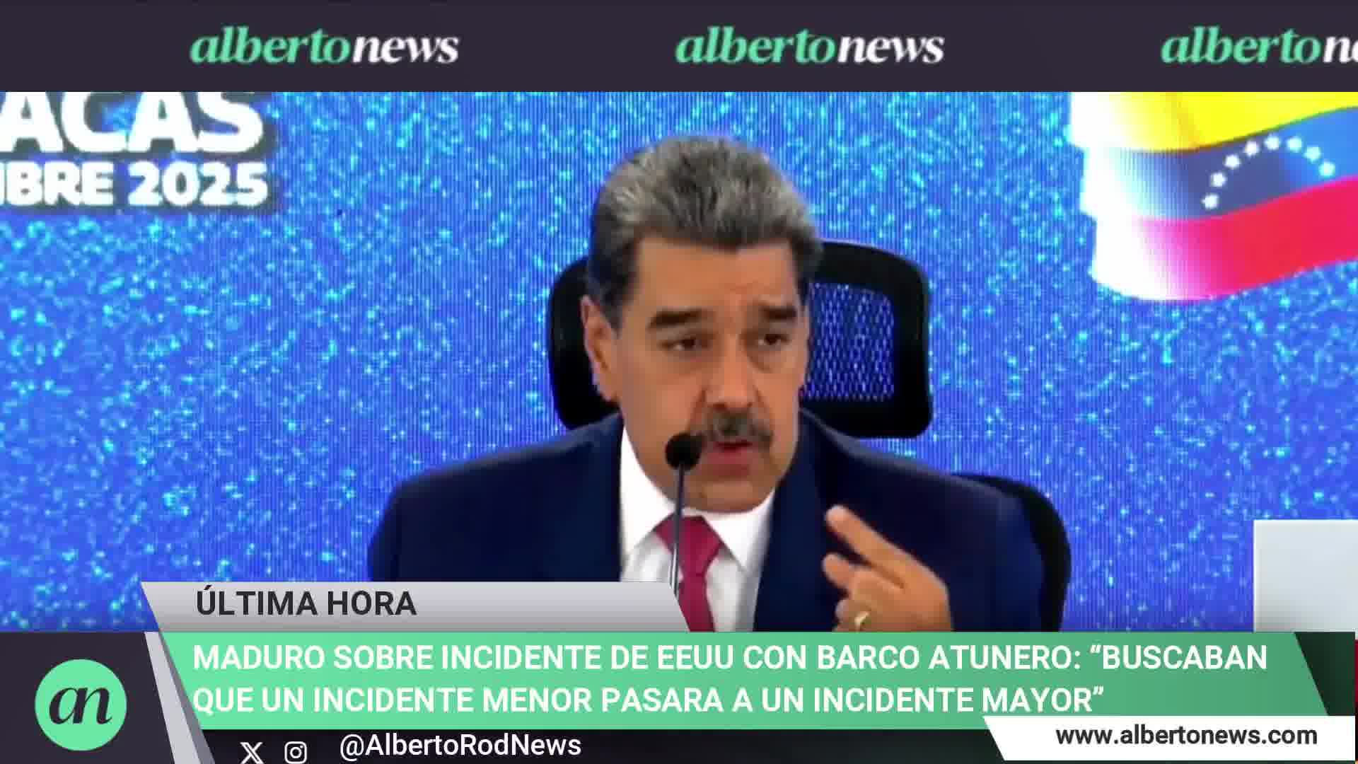 Maduro on the tuna boat seizure: They were looking to turn a minor incident into a major incident. It would have been the military incident that extremists who want a war in the Caribbean are seeking.