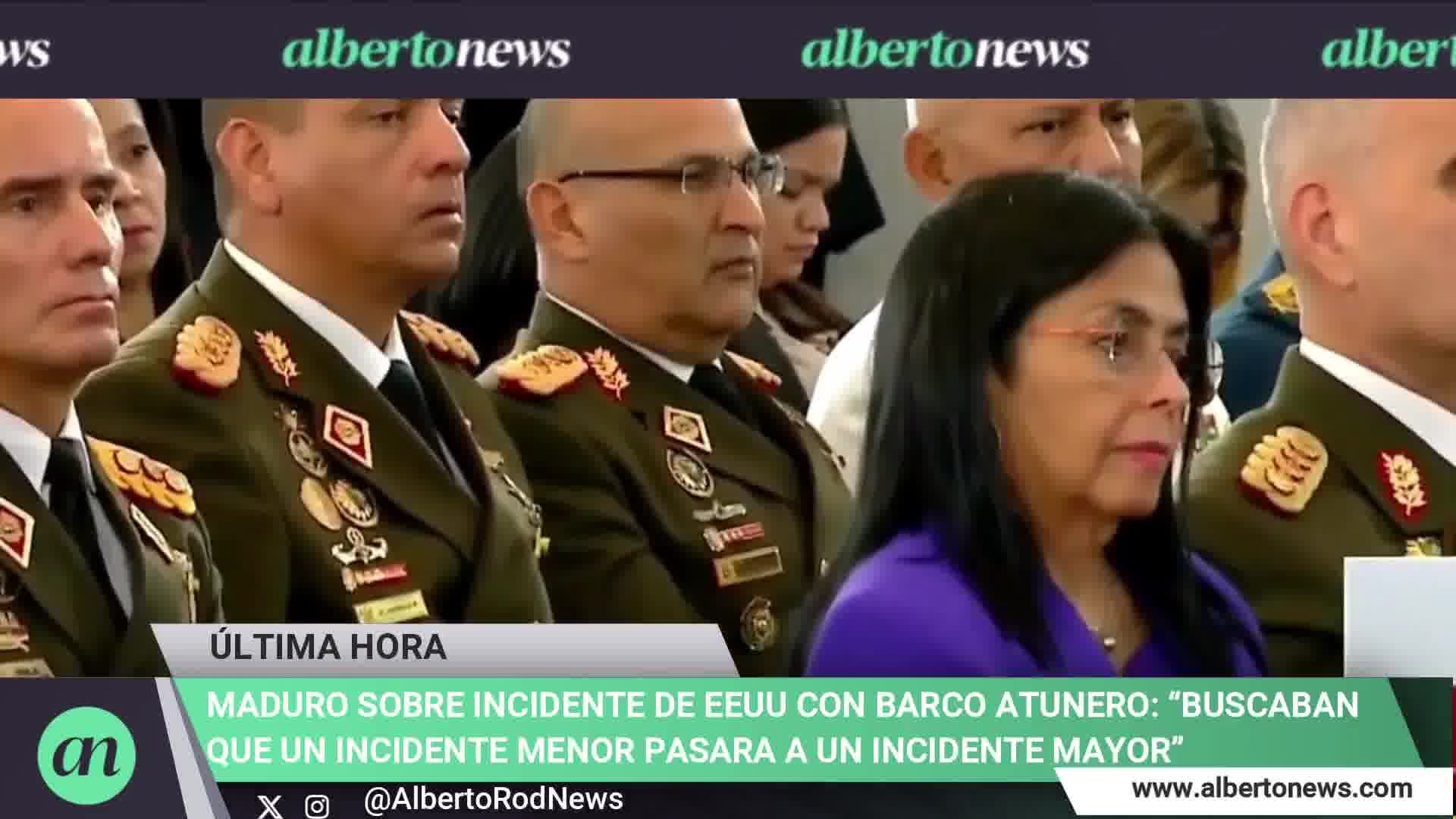 Maduro on the tuna boat seizure: They were looking to turn a minor incident into a major incident. It would have been the military incident that extremists who want a war in the Caribbean are seeking.