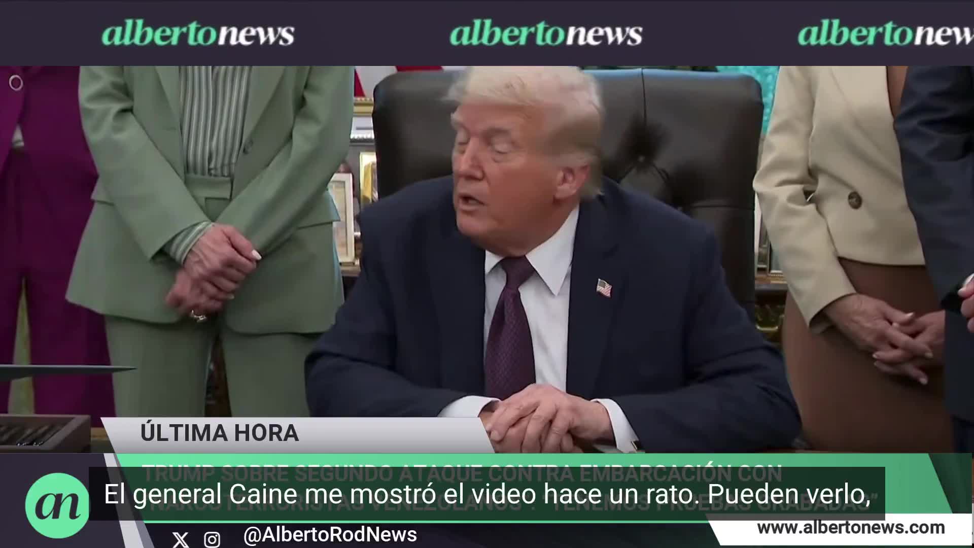 Trump claims the boat destroyed near Venezuela was carrying cocaine and fentanyl. We've collected evidence and evidence. We know what time they left, when they left, what they had.