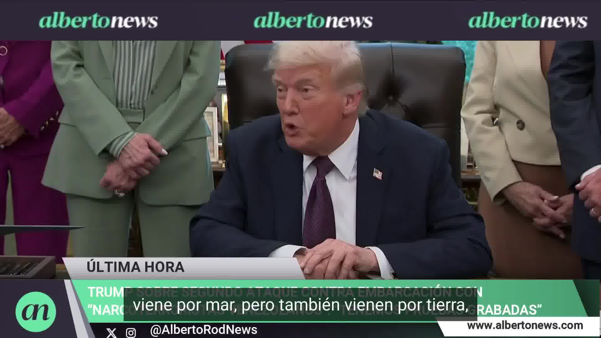 Trump claims the boat destroyed near Venezuela was carrying cocaine and fentanyl. We've collected evidence and evidence. We know what time they left, when they left, what they had.