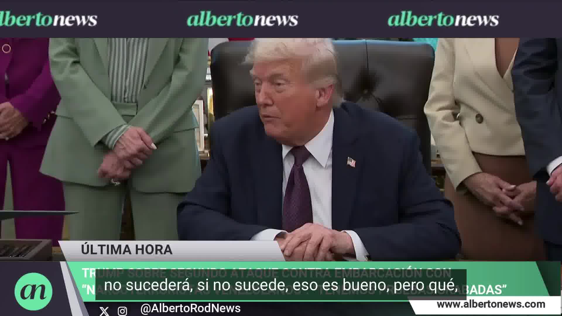 Trump claims the boat destroyed near Venezuela was carrying cocaine and fentanyl. We've collected evidence and evidence. We know what time they left, when they left, what they had.