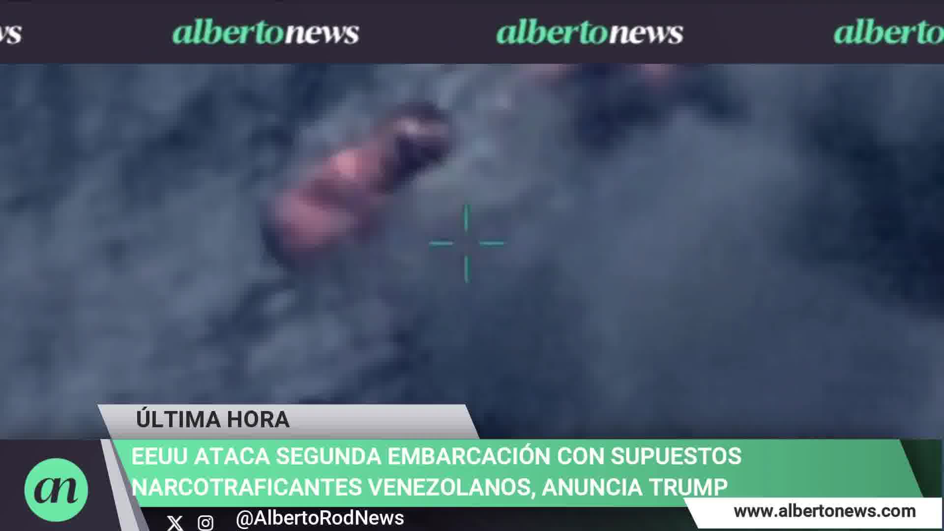 The US attacks a second vessel carrying alleged Venezuelan drug traffickers, Donald Trump announces.