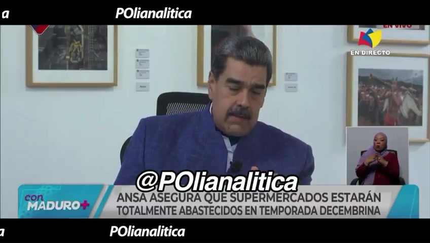 Maduro reported that he has managed to contain the collateral damage from US threats so that Venezuela can have a happy and peaceful Christmas.